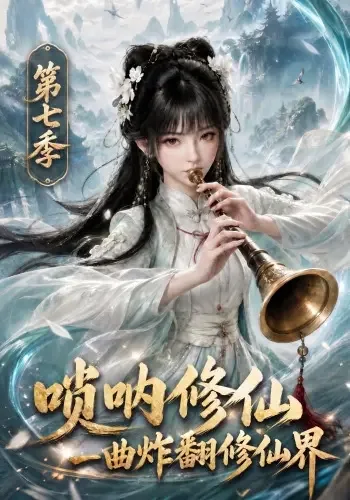《唢呐修仙，一曲炸翻修仙界第七季》AI漫剧封面